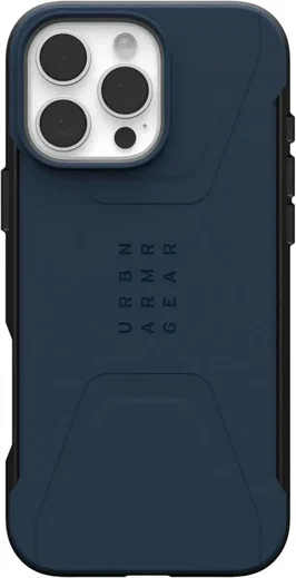 UAG Civilian Apple iPhone 16 Pro Max Hoesje MagSafe Back Cover Blauw afbeelding 2