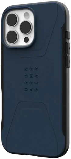 UAG Civilian Apple iPhone 16 Pro Max Hoesje MagSafe Back Cover Blauw afbeelding 10