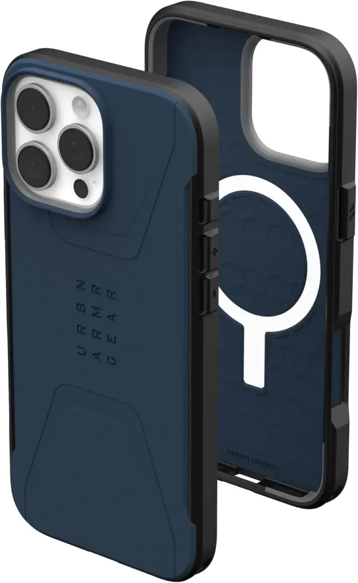UAG Civilian Apple iPhone 16 Pro Max Hoesje MagSafe Back Cover Blauw afbeelding 1