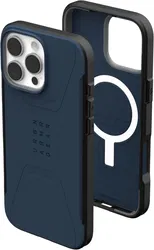 UAG Civilian Apple iPhone 16 Pro Max Hoesje MagSafe Back Cover Blauw afbeelding