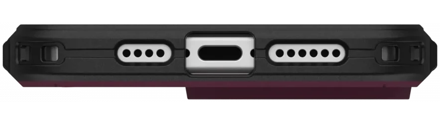 UAG Civilian Apple iPhone 16 Pro Max Hoesje MagSafe Back Cover Bordeaux afbeelding 13
