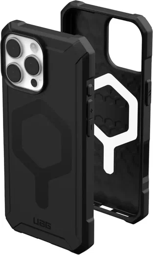 UAG Essential Armor Apple iPhone 16 Pro Max Hoesje MagSafe Back Cover Zwart afbeelding 1