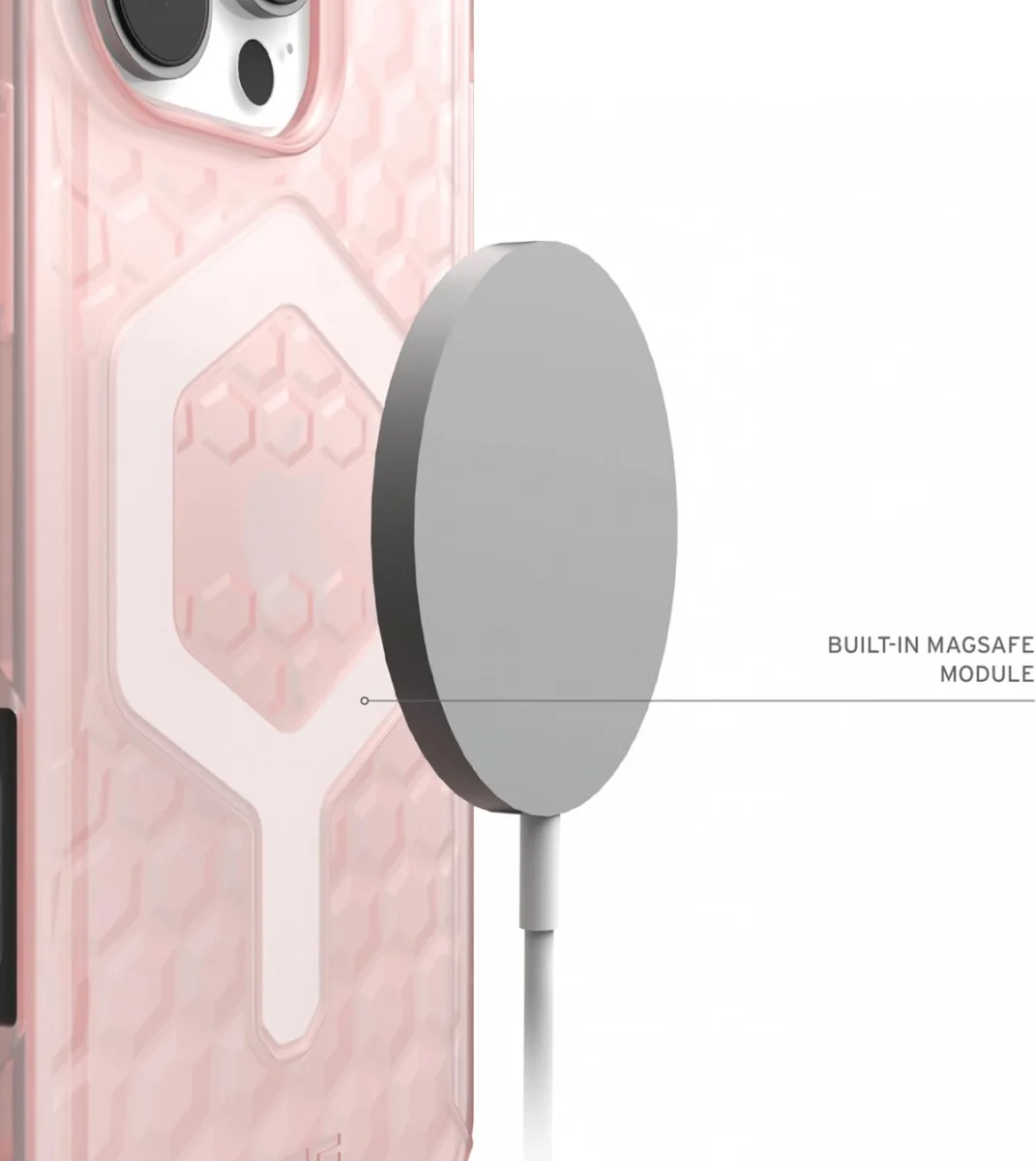 UAG Essential Armor Apple iPhone 16 Pro Max Hoesje MagSafe Back Cover Roze afbeelding 4