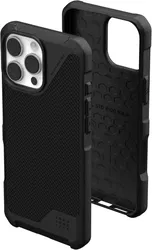 UAG Metropolis LT Apple iPhone 16 Pro Max Hoesje MagSafe Back Cover Kevlar Zwart afbeelding