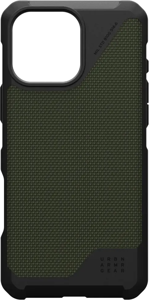 UAG Metropolis LT Apple iPhone 16 Pro Max Hoesje MagSafe Back Cover Kevlar Olive afbeelding 11