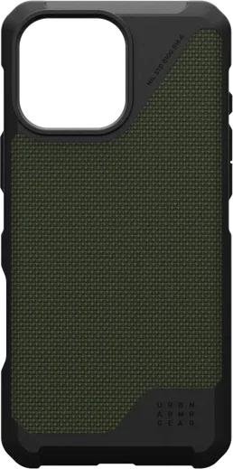 UAG Metropolis LT Apple iPhone 16 Pro Max Hoesje MagSafe Back Cover Kevlar Olive afbeelding 11