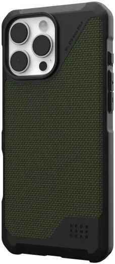 UAG Metropolis LT Apple iPhone 16 Pro Max Hoesje MagSafe Back Cover Kevlar Olive afbeelding 10