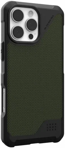 UAG Metropolis LT Apple iPhone 16 Pro Max Hoesje MagSafe Back Cover Kevlar Olive afbeelding 12