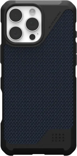 UAG Metropolis LT Apple iPhone 16 Pro Max Hoesje MagSafe Kevlar Back Cover Blauw afbeelding 2