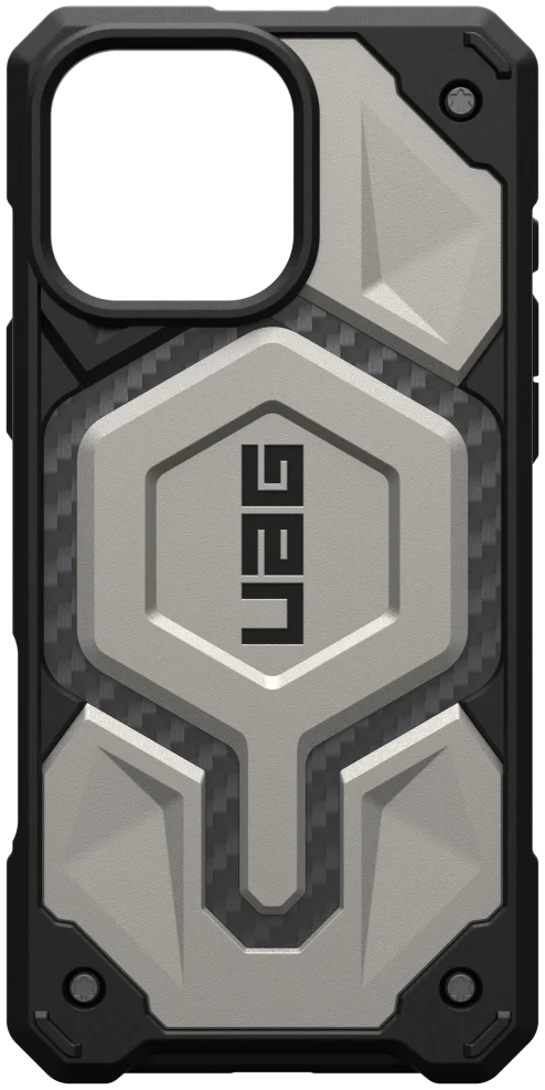 UAG Monarch Pro Apple iPhone 16 Pro Max Hoesje MagSafe Back Cover Titanium afbeelding 11