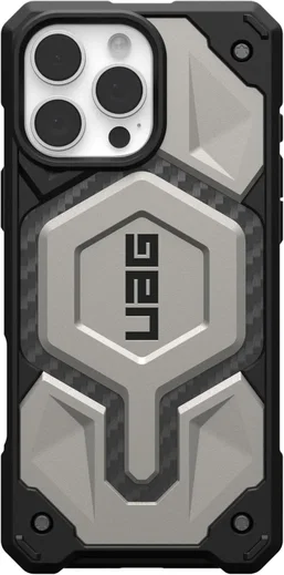 UAG Monarch Pro Apple iPhone 16 Pro Max Hoesje MagSafe Back Cover Titanium afbeelding 9