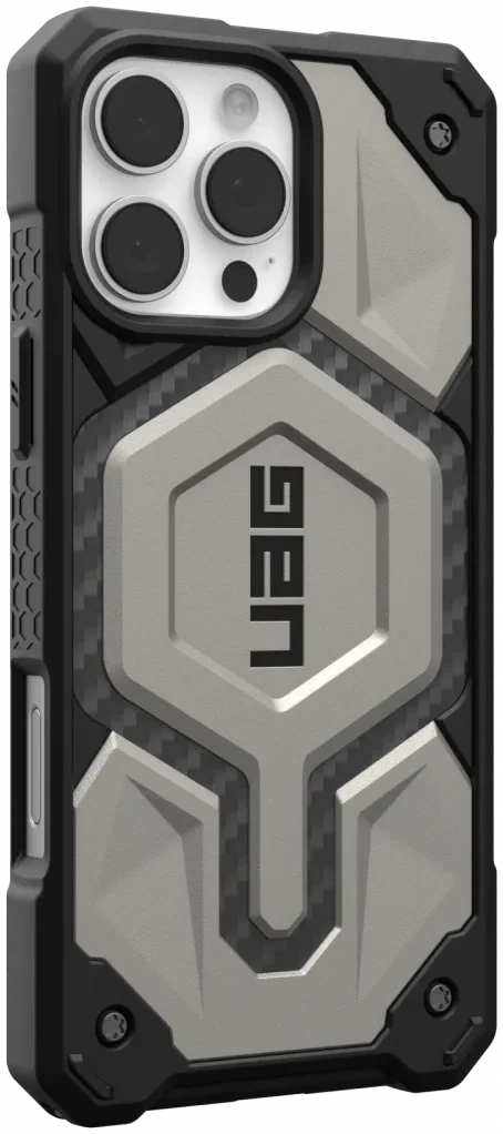 UAG Monarch Pro Apple iPhone 16 Pro Max Hoesje MagSafe Back Cover Titanium afbeelding 10