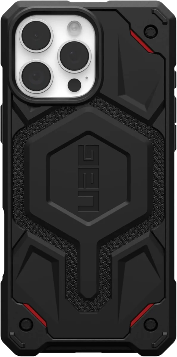UAG Monarch Pro Apple iPhone 16 Pro Max Hoesje MagSafe Back Cover Kevlar Zwart afbeelding 10