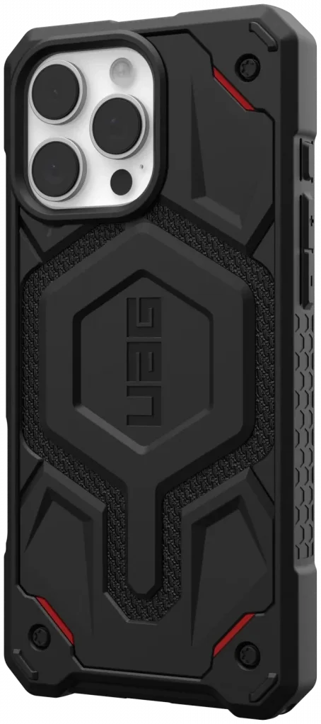 UAG Monarch Pro Apple iPhone 16 Pro Max Hoesje MagSafe Back Cover Kevlar Zwart afbeelding 2
