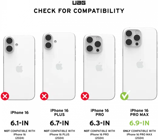 UAG Monarch Pro Apple iPhone 16 Pro Max Hoesje MagSafe Back Cover Kevlar Zwart afbeelding 8