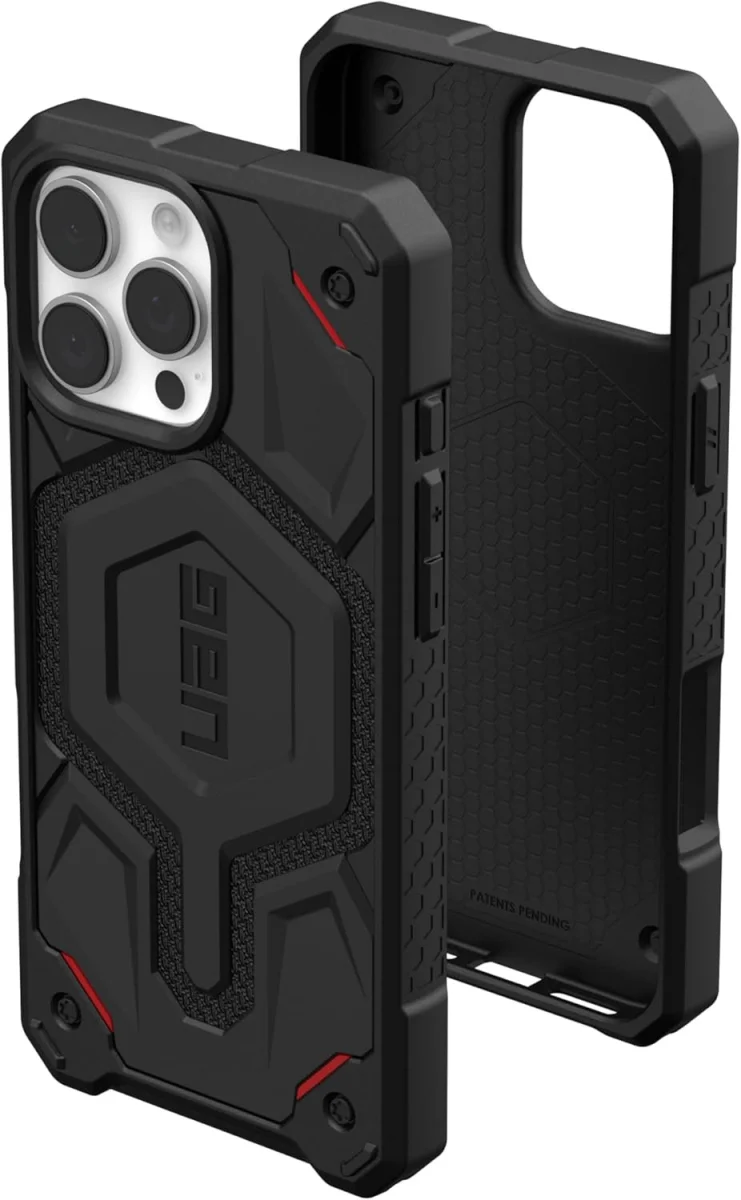 UAG Monarch Pro Apple iPhone 16 Pro Max Hoesje MagSafe Back Cover Kevlar Zwart afbeelding 1