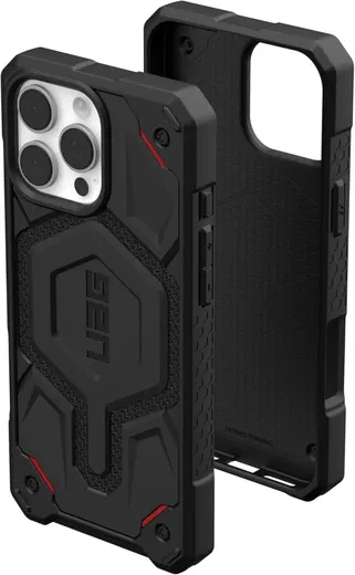 UAG Monarch Pro Apple iPhone 16 Pro Max Hoesje MagSafe Back Cover Kevlar Zwart afbeelding 1