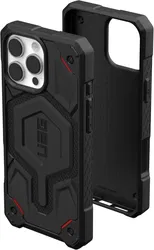 UAG Monarch Pro Apple iPhone 16 Pro Max Hoesje MagSafe Back Cover Kevlar Zwart afbeelding