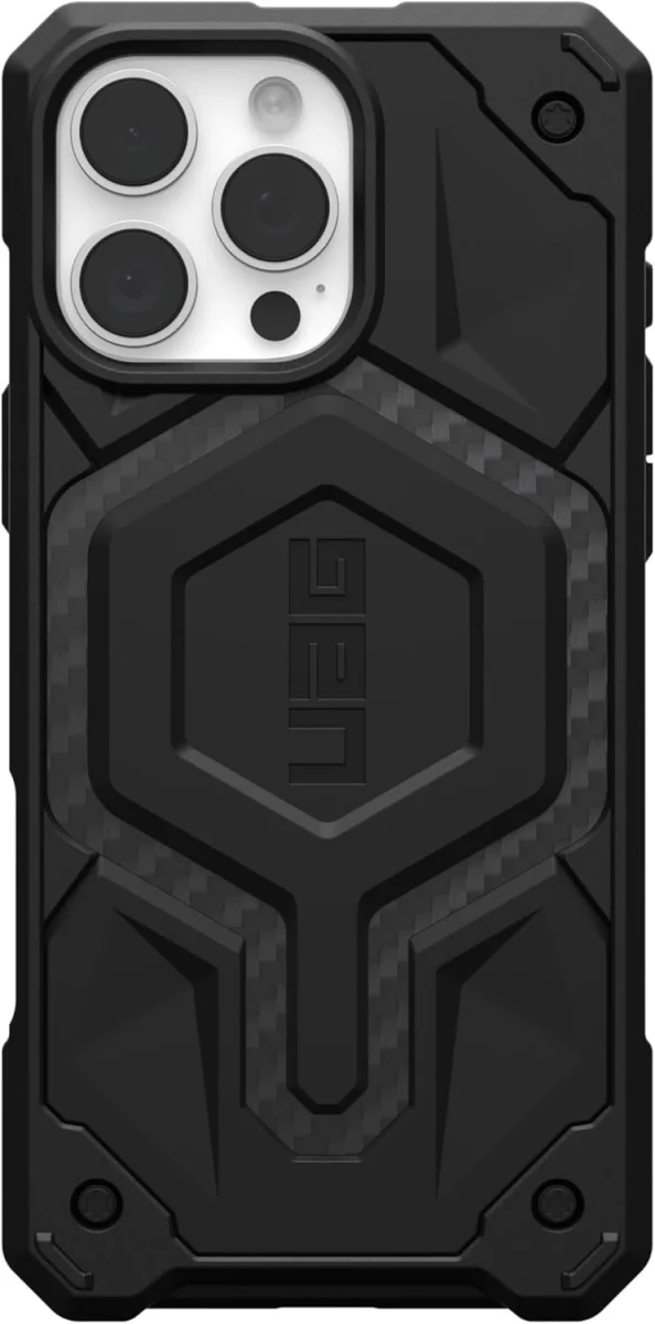 UAG Monarch Pro Apple iPhone 16 Pro Max Hoesje MagSafe Back Cover Carbon Fiber afbeelding 10