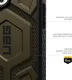 UAG Monarch Pro Apple iPhone 16 Pro Max Hoesje MagSafe Back Cover Kevlar Groen afbeelding 4