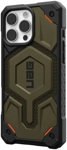 UAG Monarch Pro Apple iPhone 16 Pro Max Hoesje MagSafe Back Cover Kevlar Groen afbeelding 7