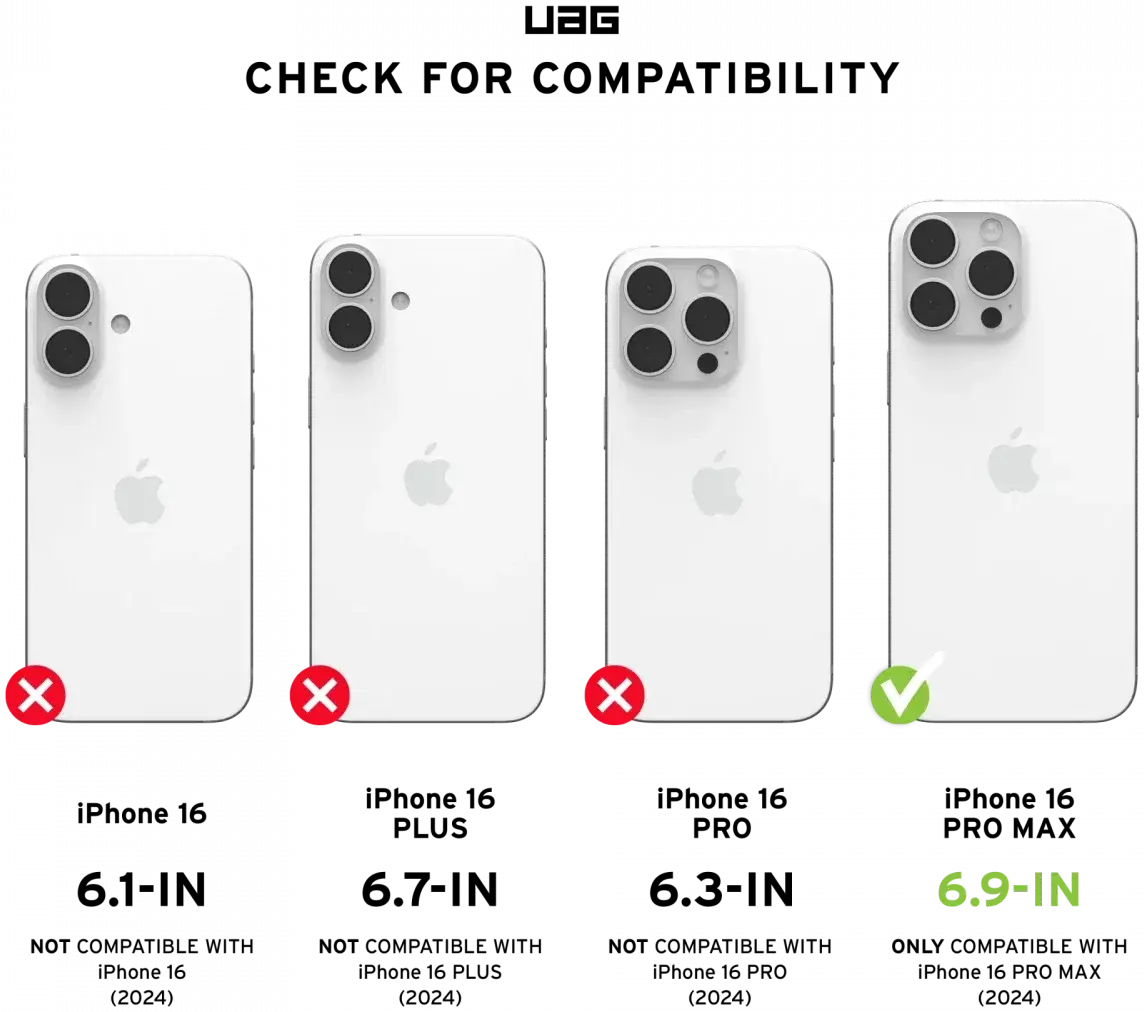 UAG Monarch Pro Apple iPhone 16 Pro Max Hoesje MagSafe Back Cover Kevlar Groen afbeelding 9