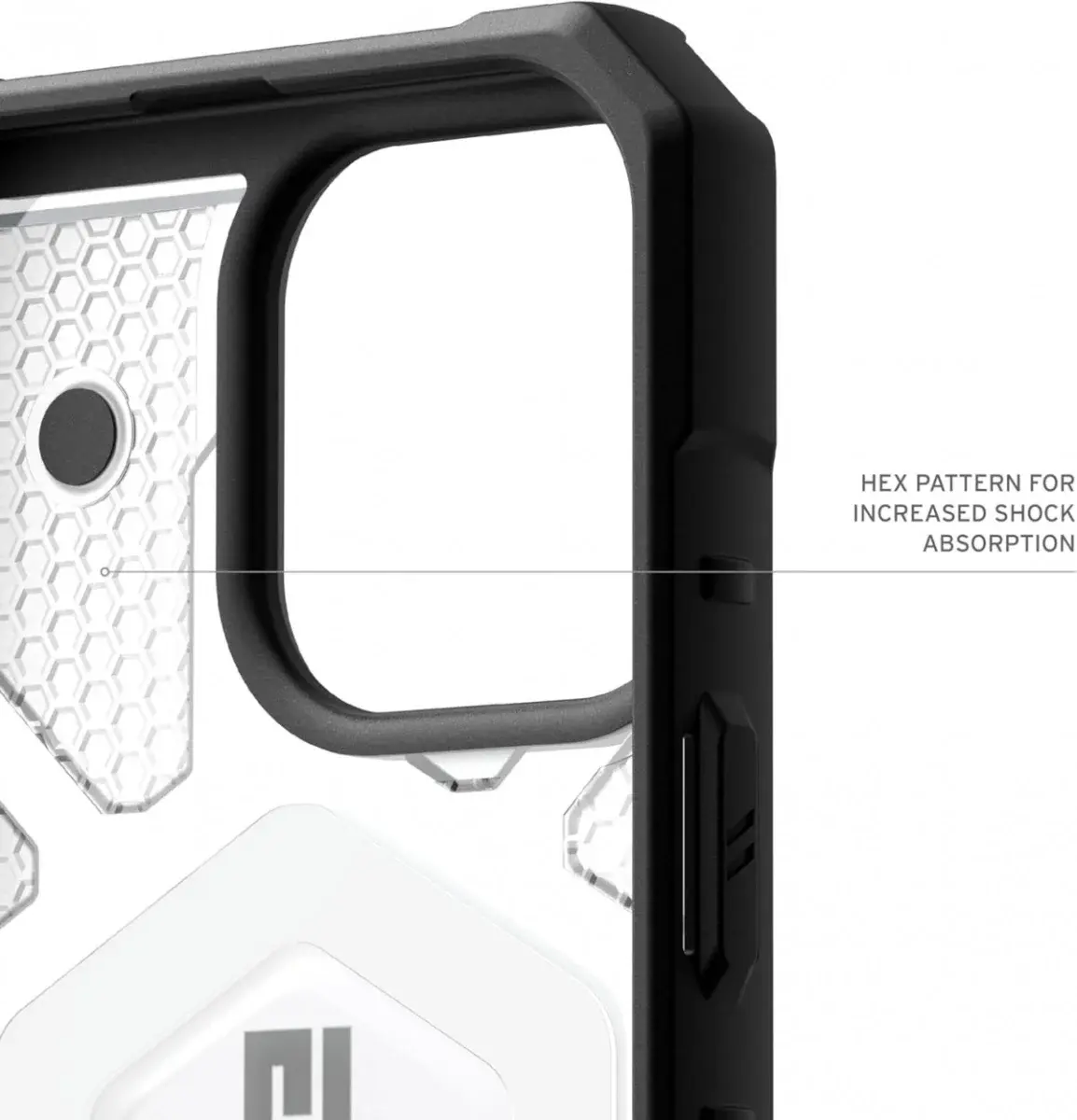 UAG Pathfinder Clear Apple iPhone 16 Pro Max Hoesje MagSafe Back Cover Ice afbeelding 7