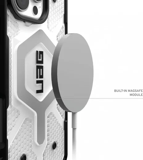 UAG Pathfinder Clear Apple iPhone 16 Pro Max Hoesje MagSafe Back Cover Ice afbeelding 4