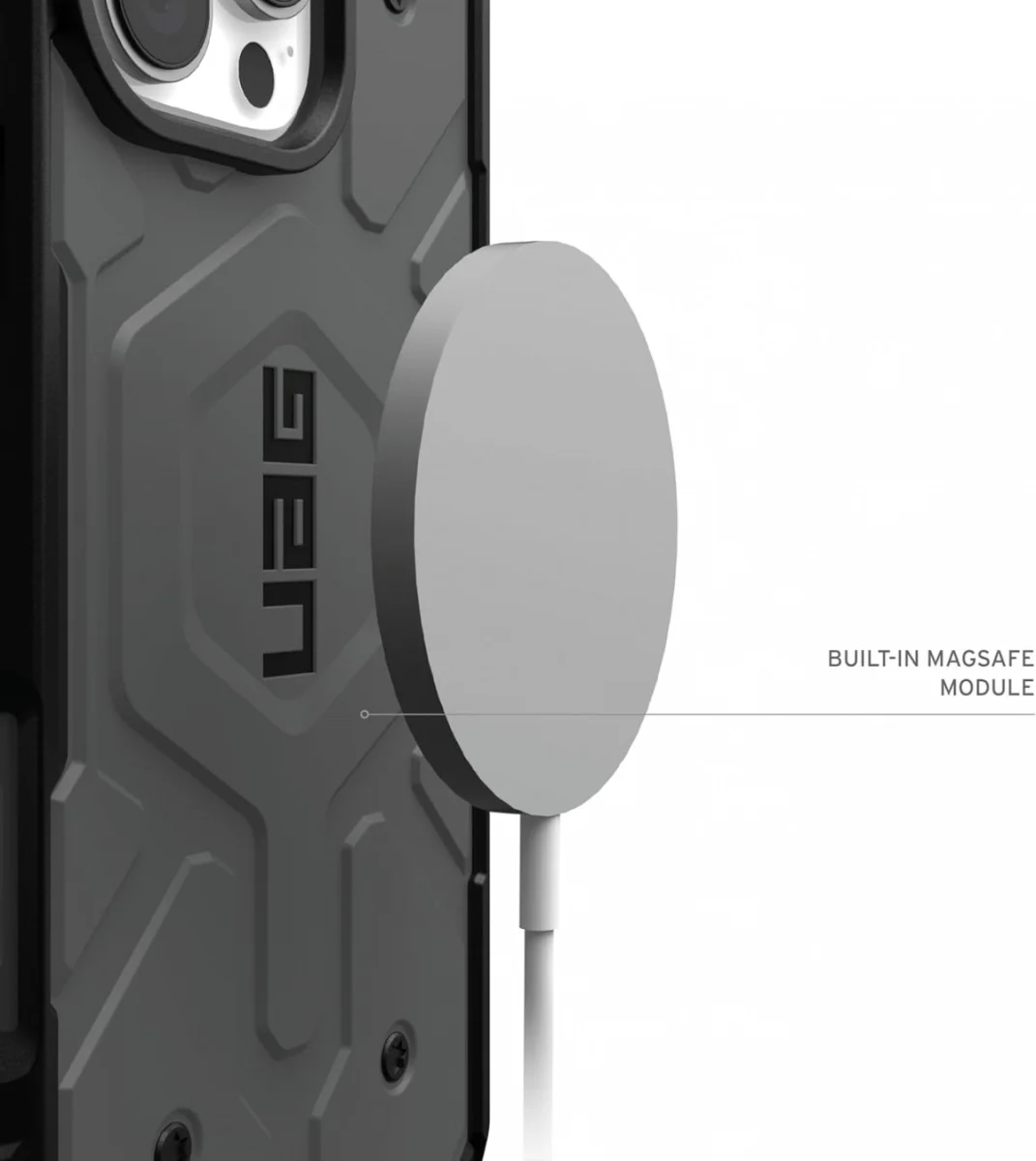 UAG Pathfinder Apple iPhone 16 Pro Max Hoesje MagSafe Back Cover Zilver afbeelding 4
