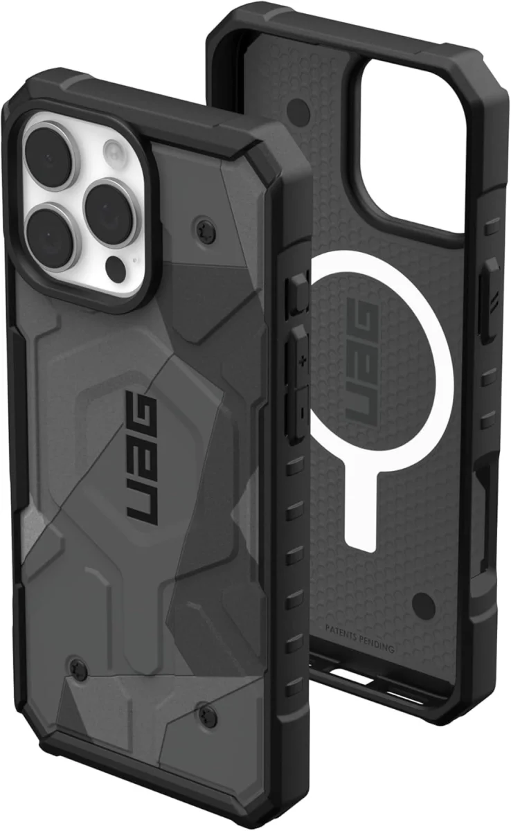 UAG Pathfinder SE iPhone 16 Pro Max Hoesje MagSafe Back Cover Geo Camo afbeelding 1