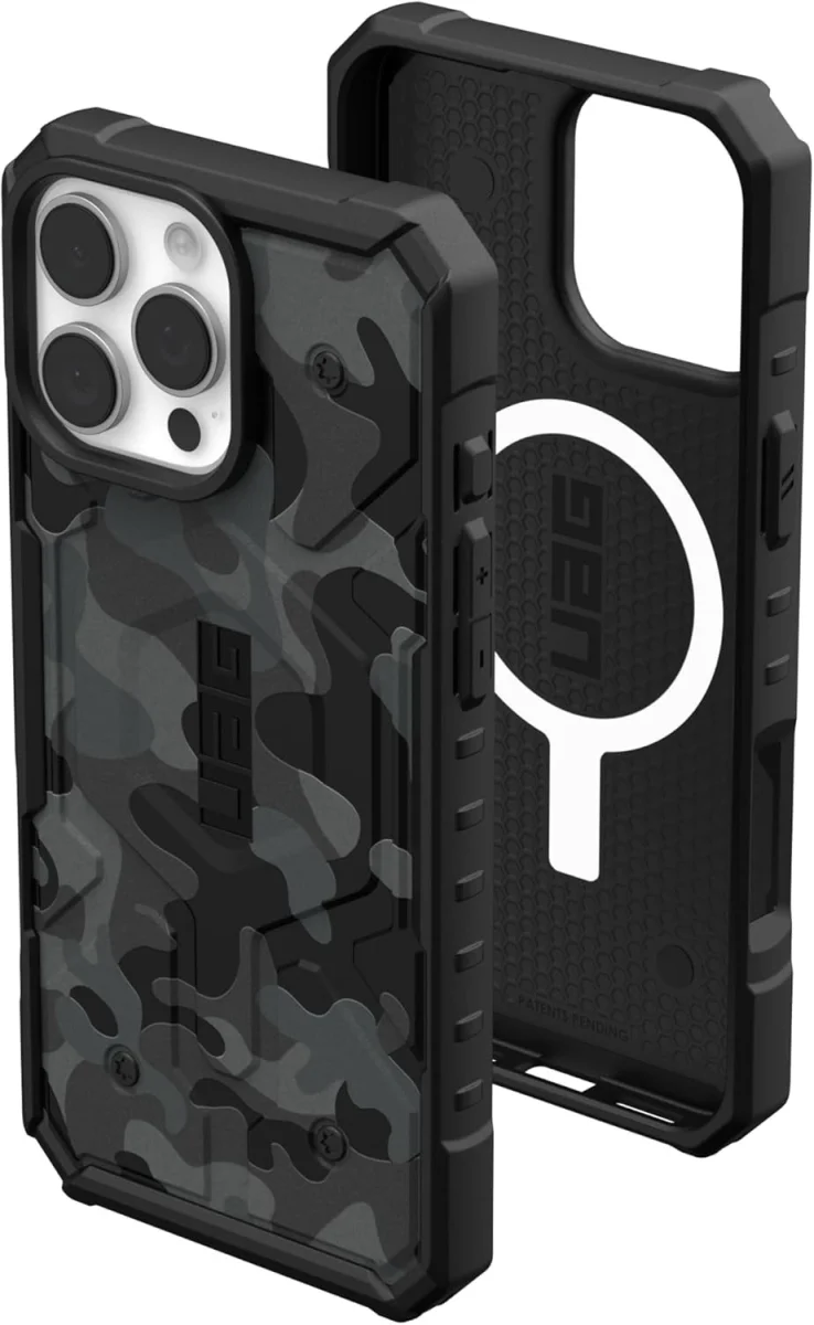 UAG Pathfinder SE iPhone 16 Pro Max Hoesje MagSafe Back Cover Midnight Camo afbeelding 1