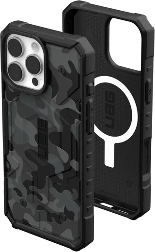 UAG Pathfinder SE iPhone 16 Pro Max Hoesje MagSafe Back Cover Midnight Camo afbeelding 1