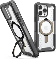 UAG Plasma XTE iPhone 16 Pro Max Hoesje MagSafe Stand Back Cover Ash Titanium afbeelding