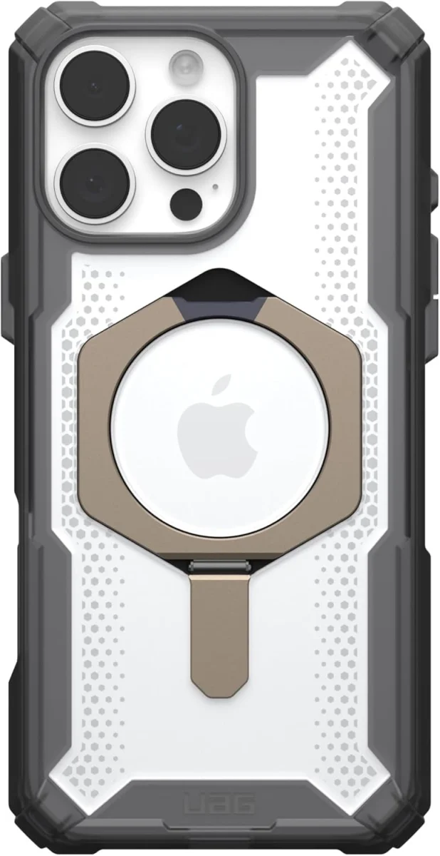 UAG Plasma XTE iPhone 16 Pro Max Hoesje MagSafe Stand Back Cover Ash Titanium afbeelding 2