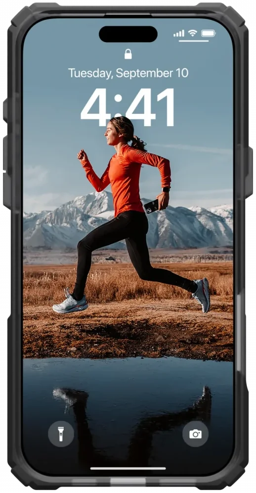 UAG Plasma XTE iPhone 16 Pro Max Hoesje MagSafe Stand Back Cover Ash Titanium afbeelding 9