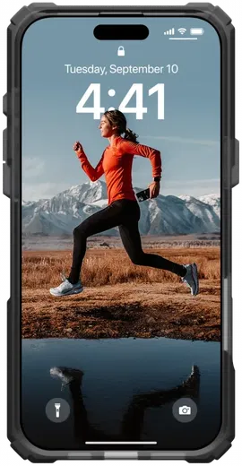 UAG Plasma XTE iPhone 16 Pro Max Hoesje MagSafe Stand Back Cover Ash Titanium afbeelding 9