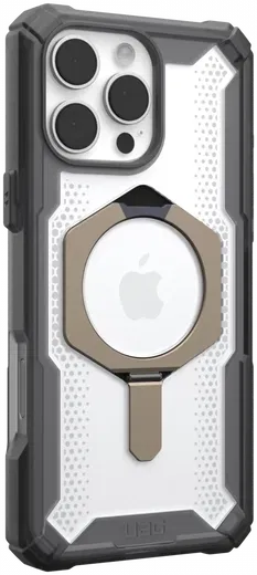 UAG Plasma XTE iPhone 16 Pro Max Hoesje MagSafe Stand Back Cover Ash Titanium afbeelding 12