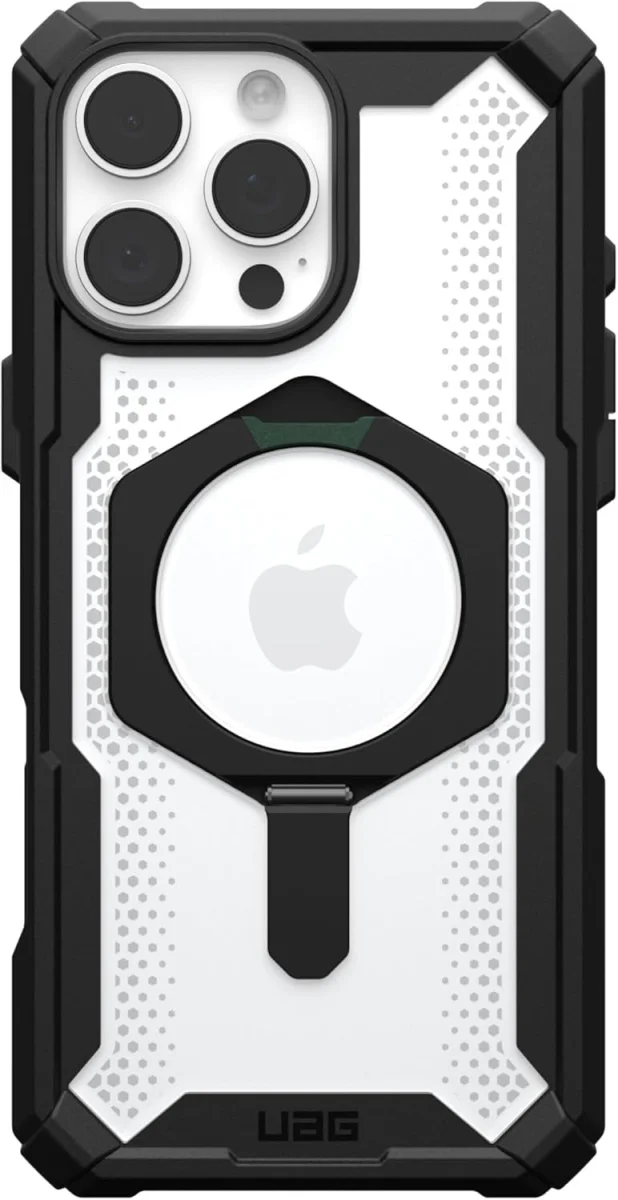 UAG Plasma XTE iPhone 16 Pro Max Hoesje MagSafe Stand Back Cover Clear Zwart afbeelding 14