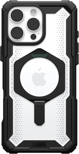 UAG Plasma XTE iPhone 16 Pro Max Hoesje MagSafe Stand Back Cover Clear Zwart afbeelding 14