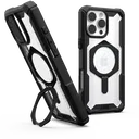 UAG Plasma XTE iPhone 16 Pro Max Hoesje MagSafe Stand Back Cover Clear Zwart