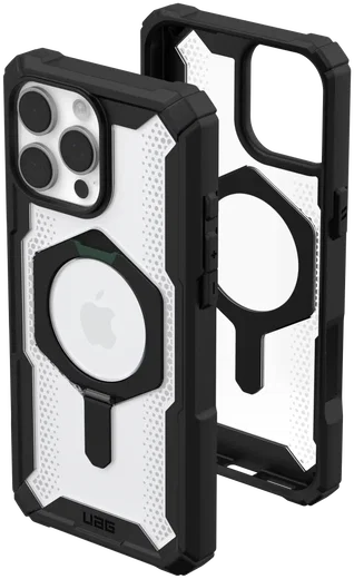 UAG Plasma XTE iPhone 16 Pro Max Hoesje MagSafe Stand Back Cover Clear Zwart afbeelding 2