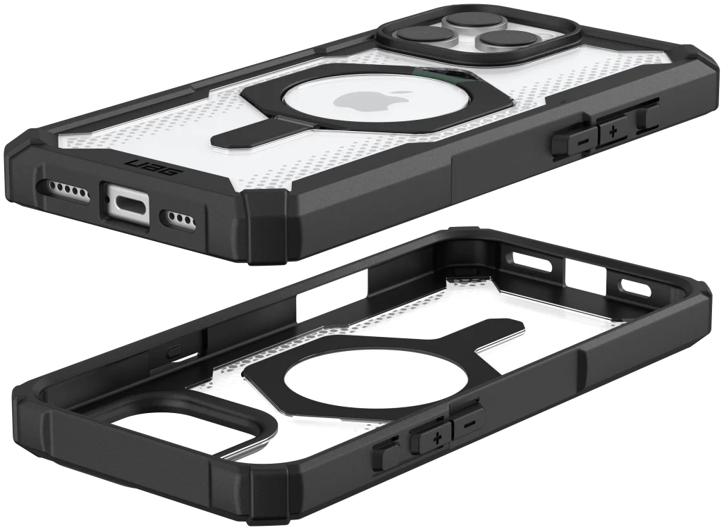 UAG Plasma XTE iPhone 16 Pro Max Hoesje MagSafe Stand Back Cover Clear Zwart afbeelding 8