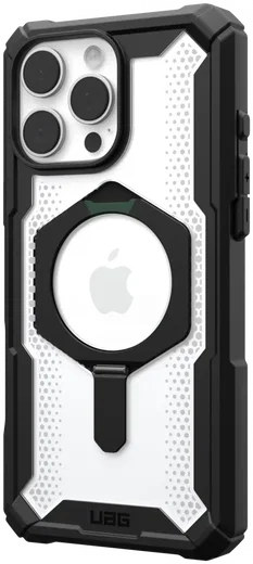 UAG Plasma XTE iPhone 16 Pro Max Hoesje MagSafe Stand Back Cover Clear Zwart afbeelding 13