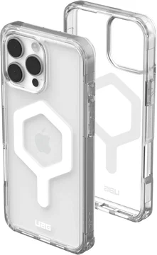UAG Plyo Apple iPhone 16 Pro Max Hoesje MagSafe Back Cover Ice Wit