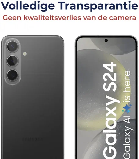 Rosso Samsung Galaxy S24 Camera Lens Protector Transparant afbeelding 3