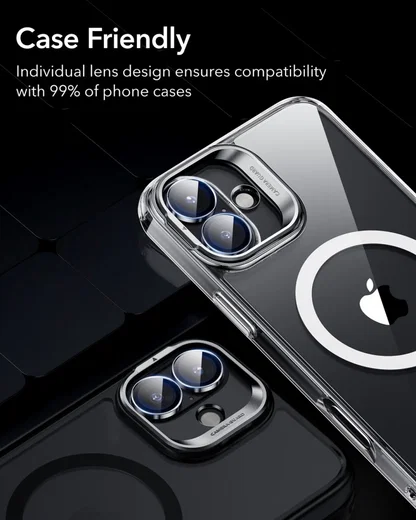 ESR Armorite iPhone 16 / 16 Plus Camera Lens Protector Glas Zwart afbeelding 3