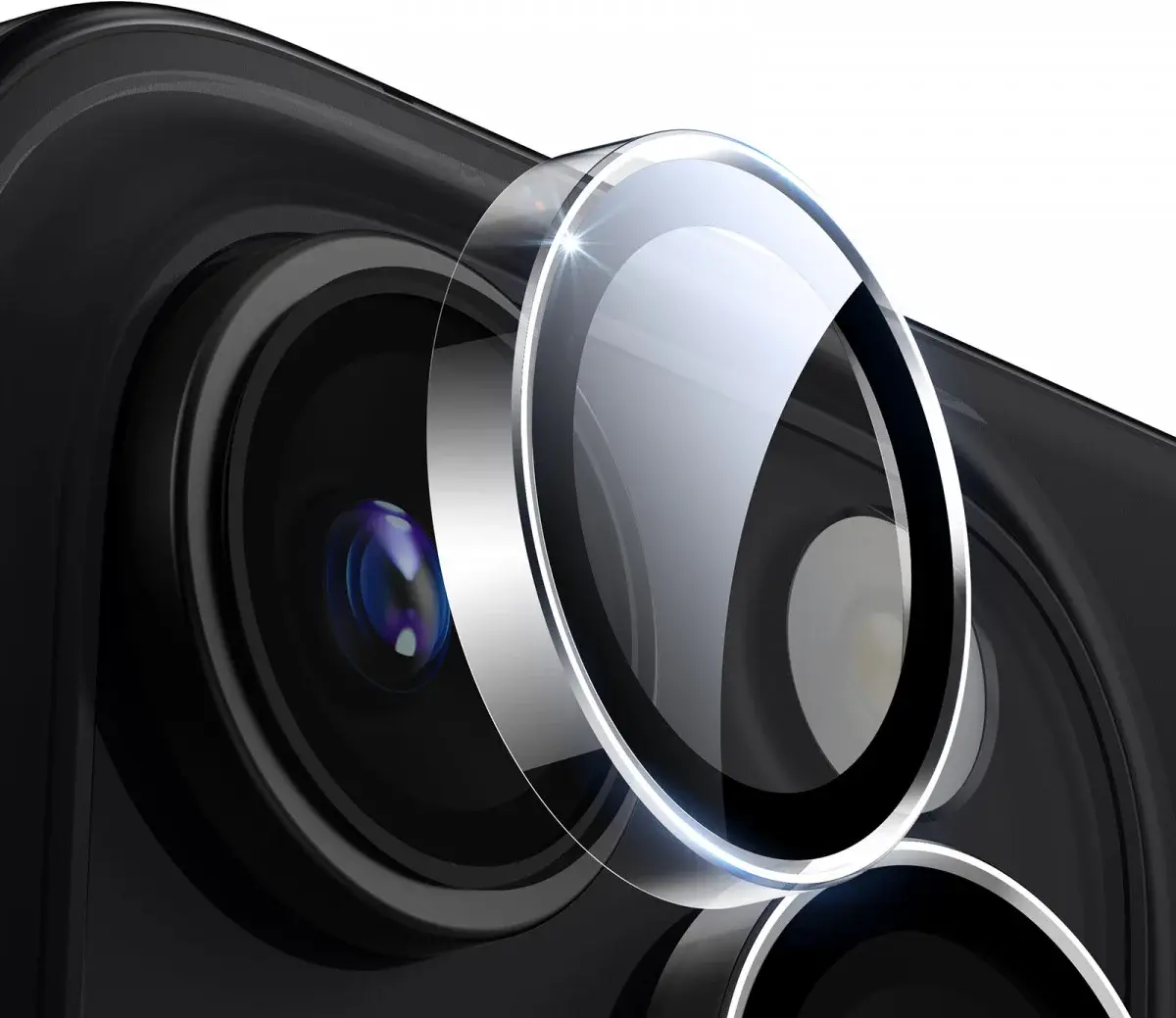 ESR Armorite iPhone 16 Pro / 16 Pro Max Camera Lens Protector Glas Transparant afbeelding 1