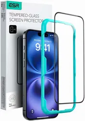 ESR iPhone 16 Plus Screen Protector Tempered Glass met Montageframe (1-Pack) afbeelding