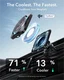 ESR HaloLock Magnetische Dashboard / Ventilatie Autohouder met Opladen Qi2 15W afbeelding 4