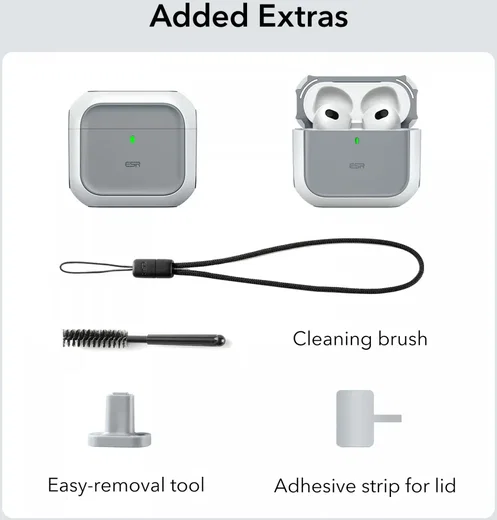 ESR Halolock Orbit Hybrid AirPods 4 (2024) Hoes Magsafe Roze afbeelding 9